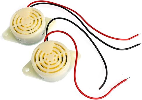 2PCS SFM-27 Active Buzzer High-Decibel DC 3-24V 12V 95DB Electronic Buzzers Beep Alarm Intermittent in Saudi Arabia