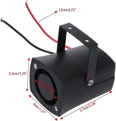 DC 12V Universal Auto Car Reversing Warning Siren Backup Sound Beep Alarms Horn in Saudi Arabia