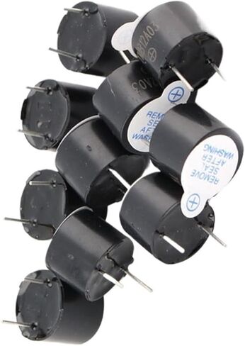10/20pcs 12V Active Buzzer 12mm*9.5mm Magnetic Long Continous Beep Tone Alarm Ringer Mini Active Piezo Buzzers Kit(20pcs) in Saudi Arabia