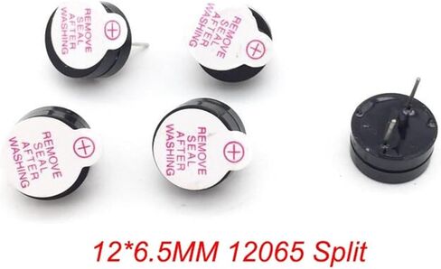 10PCS 3V Active Buzzer Alarm AC 12MM*6.5MM 12065 Pitch 7.6mm Active Piezo Buzzers in Saudi Arabia