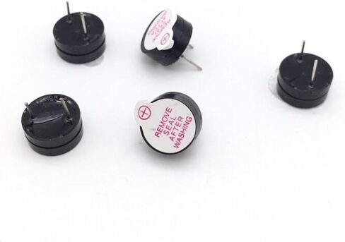 10PCS 3V Active Buzzer Alarm AC 12MM*6.5MM 12065 Pitch 7.6mm Active Piezo Buzzers in Saudi Arabia