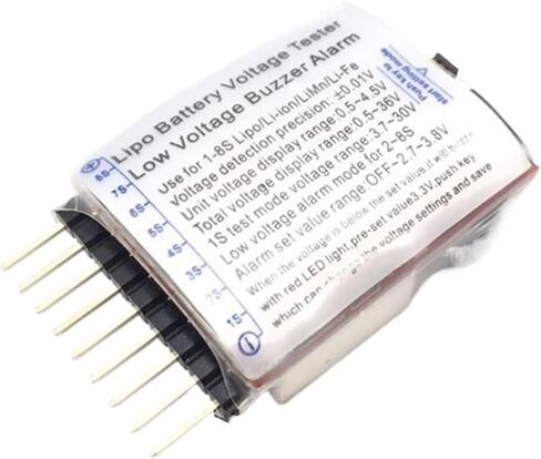 1-8S يبو ليثيوم أيون Fe بطارية الجهد 2IN1 مؤشر اختبار الجهد المنخفض صفارة إنذار ل RC سيارة قارب LED 3.7-30 فولت مكبر الصوت المزدوج in Saudi Arabia