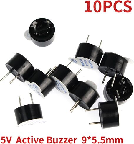 10PCS 5V Active Buzzer 9 * 5.5mm TMB09A05 Mini Active Piezo Buzzer Buzzers 0905 in Saudi Arabia