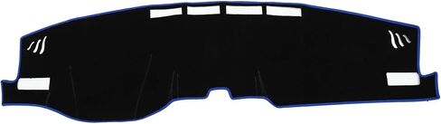 Dash Cover Compatible for Toyota Venza 2008-2017, Non-Slip Polyester Black Red Center Console Dashboard Cover Pad Carpet in Saudi Arabia
