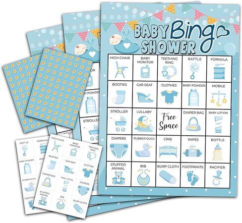 Beach Bingo Game, Party Games with 24 Players, Family Activities, Bingo Cards for Party Supplies, Party Favors Gifts for Young Adults - beach02 in Saudi Arabia