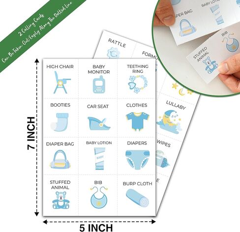 Beach Bingo Game, Party Games with 24 Players, Family Activities, Bingo Cards for Party Supplies, Party Favors Gifts for Young Adults - beach02 in Saudi Arabia