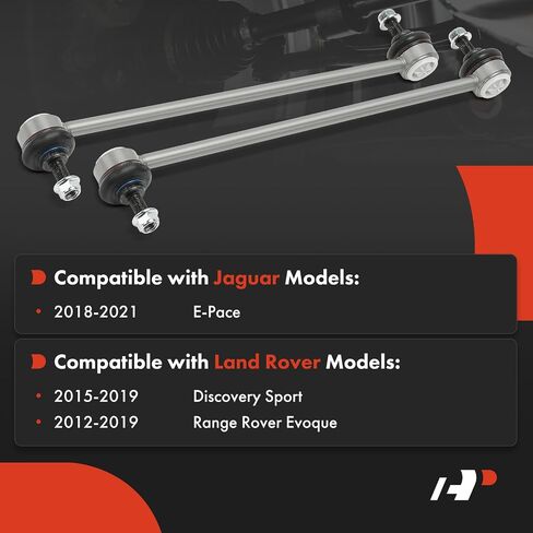 A-Premium 2 x طقم وصلة تثبيت وصلة قضيب أمامي، متوافق مع Land Rover Discovery Sport 2015-2019، Range Rover Evoque 2012-2019 وJaguar E-Pace 2018-2021 in Saudi Arabia