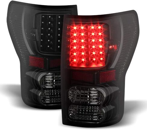ACANII - For Black Smoke 2007-2013 Toyota Tundra LED Tail Lights Brake Lamps Left+Right in Saudi Arabia