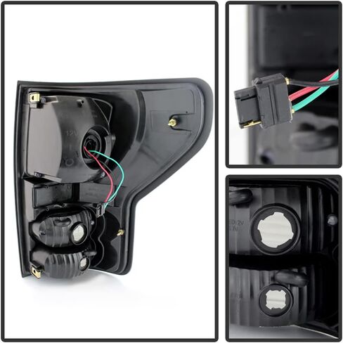 ACANII - For Black Smoke 2007-2013 Toyota Tundra LED Tail Lights Brake Lamps Left+Right in Saudi Arabia