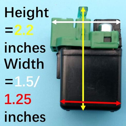 Starter Solenoid Relay for Honda CB600 CB750 CBR500 CBR650 CBR954 CBR1000 CRF250 CTX700 NT700 VT750 VT1100 VTX 1300 VTX1800 35850-MAH-000 35850-MT4-000 35850-MT4-003 35850-MR5-007 35850-MAH-000 Z148 in Saudi Arabia