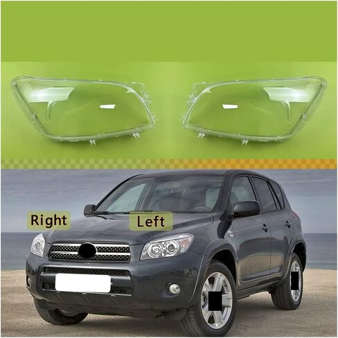Transparent Headlight Cover Headlamp Shell Clear Lens Lampshade Compatible For Toyota Rav4 2005 2006 2007 2008(Left) in Saudi Arabia