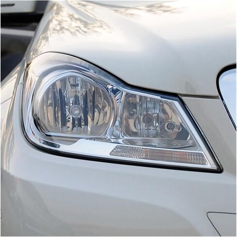 Headlight Clear Lens Lampshade Cover Compatible For Benz C-Class W204 C180 C200 C260 2011-2013,Head Light Shell in Saudi Arabia