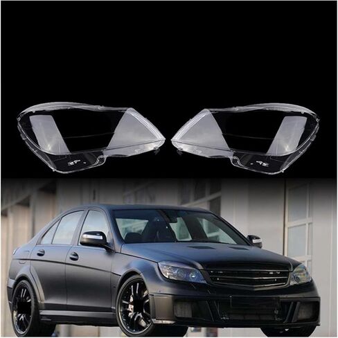 Headlight Clear Lens Lampshade Cover Compatible For Benz C-Class W204 C180 C200 C260 2011-2013,Head Light Shell in Saudi Arabia