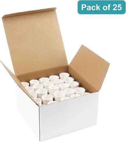stonylab Cellulose Extraction Thimble, 34 mm O.D. Extraction Thimble with 100 mm Length and 2.5 mm Thick for Soxhlet Extraction Apparatus (Pack of 25) in Saudi Arabia