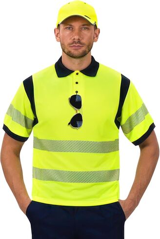 A-SAFETY رؤية عالية الوضوح قمصان بولو السلامة العاكسة قميص بولو الأمن in Kuwait