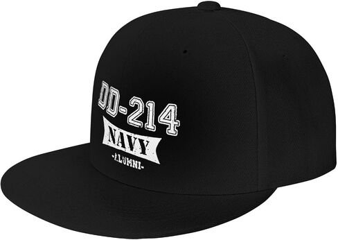 Dd-214 Navy Alumni Adult Baseball Hat Flat Top Hat in Saudi Arabia