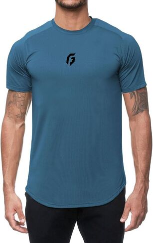 قمصان رياضية للرجال من GYMLEADER للتمارين الرياضية، تي شيرت رياضي للجري بأكمام قصيرة in Kuwait
