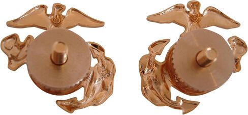 U.S. Marine Corps Eagle Globe & Anchor Dress Collar Emblems in Saudi Arabia
