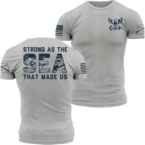 Grunt Style USN - Forged by The Sea Men's T-Shirt in Saudi Arabia