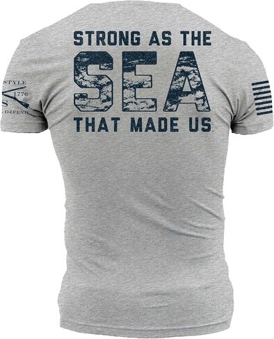 Grunt Style USN - Forged by The Sea Men's T-Shirt in Saudi Arabia