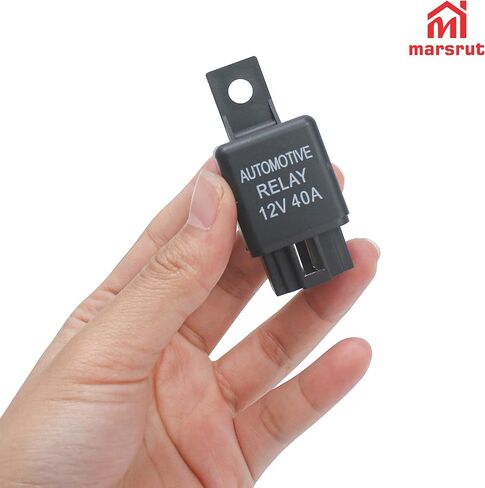 2Pcs 12V 40A Relay, Automotive 4 Pin Relays Fit for YL-388-S FLS821 Fog Driving Light, 12VDC 30A Universal Heavy Duty SPST Relay Replacement Kit for Air Fan Conditioner Starter Bar Wire Wiring Harness in Saudi Arabia