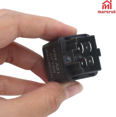 2Pcs 12V 40A Relay, Automotive 4 Pin Relays Fit for YL-388-S FLS821 Fog Driving Light, 12VDC 30A Universal Heavy Duty SPST Relay Replacement Kit for Air Fan Conditioner Starter Bar Wire Wiring Harness in Saudi Arabia