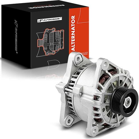 مولد كهربائي ممتاز متوافق مع Ford Ranger 2001-2009 وMazda B2300 2001-2009، L4 2.3L، 110Amp 12V 6-Groove Pulley في اتجاه عقارب الساعة، استبدال # 400-14061 in Saudi Arabia