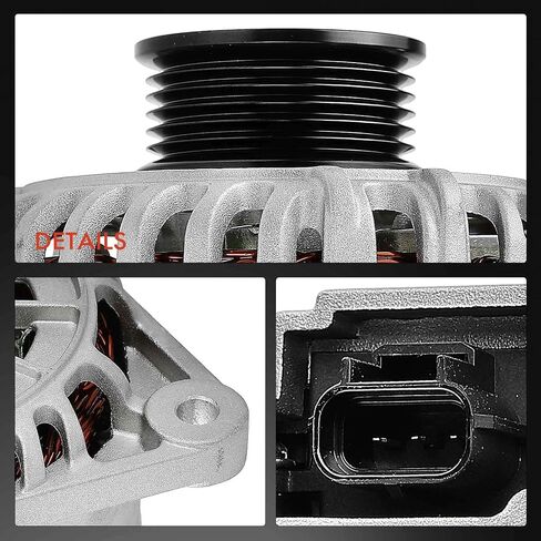 مولد كهربائي ممتاز متوافق مع Ford Ranger 2001-2009 وMazda B2300 2001-2009، L4 2.3L، 110Amp 12V 6-Groove Pulley في اتجاه عقارب الساعة، استبدال # 400-14061 in Saudi Arabia