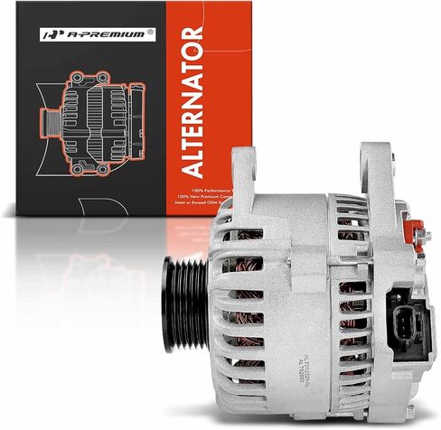 مولد كهربائي ممتاز متوافق مع Ford Ranger 2001-2009 وMazda B2300 2001-2009، L4 2.3L، 110Amp 12V 6-Groove Pulley في اتجاه عقارب الساعة، استبدال # 400-14061 in Saudi Arabia