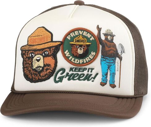 AMERICAN NEEDLE Smokey The Bear Unisex Adjustable Snapback Baseball Hat in Kuwait