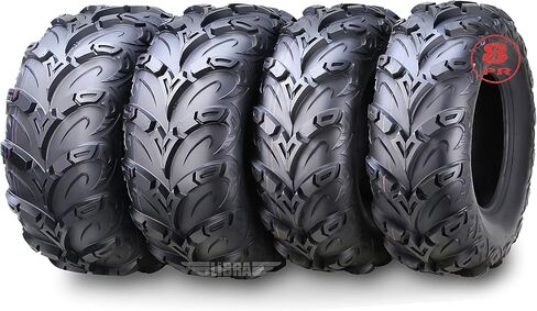 WANDA Full Set 14-20 Yamaha VIKING Tires 25X8X12 25X10X12 8PR Mud Sling in Saudi Arabia