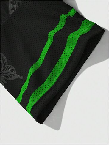 GORGLITTER Men's Number Graphic Jersey Shirts Short Sleeve V Neck Tees Sports T-Shirt Top in Saudi Arabia