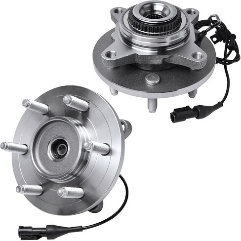 Detroit Axle - 4WD Front Wheel Bearing Hubs for 04-08 Ford F-150 03-06 Expedition Lincoln Navigator 06-08 Mark LT[6-Lug] 2004 2005 2006 Wheel Bearing Hubs Assembly Replacement in Saudi Arabia