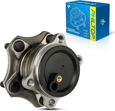 PHILTOP 512552 Rear Wheel Bearing Fit for Mazda 3 2014-2018, 5 Lugs Wheel Hub Assembly W/ABS in Saudi Arabia