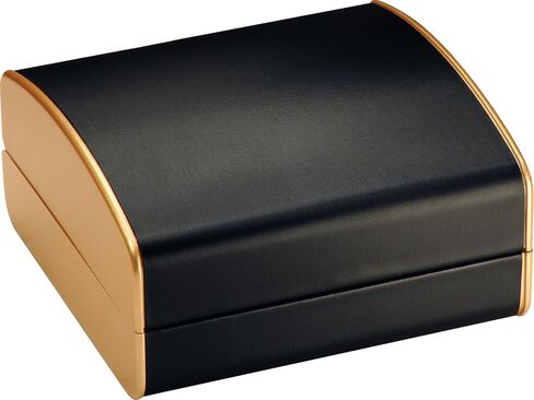 LED Bracelet Bangle Anklet Jewelry Gift Box for Engagement, Wedding…Luxury PU Leather Dome Top Designed with Gold Color Painted on the Sides Bangle Bracelet Anklet Jewelry Gifts Holder Storage Box with Light for Women for Men in Kuwait