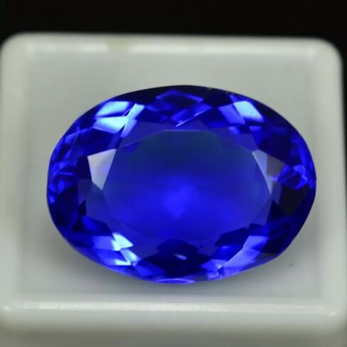 Natural Blue Tanzanite Gemstone, 23+ Ct AAA+ Oval Cut Loose Gemstone GIE Certified Ideal For Jewelry Crafting & making in Saudi Arabia