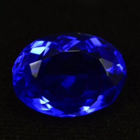 Natural Blue Tanzanite Gemstone, 23+ Ct AAA+ Oval Cut Loose Gemstone GIE Certified Ideal For Jewelry Crafting & making in Saudi Arabia