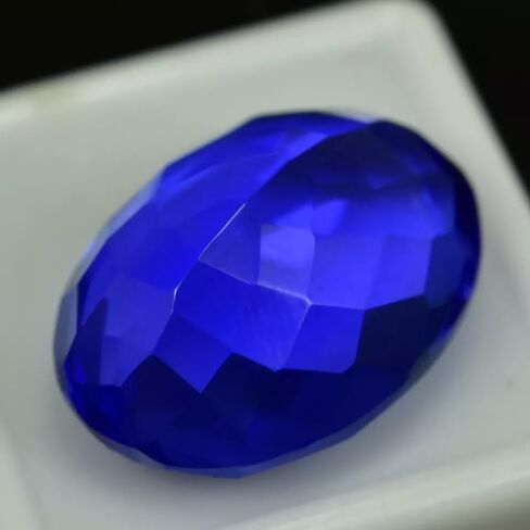 Natural Blue Tanzanite Gemstone, 23+ Ct AAA+ Oval Cut Loose Gemstone GIE Certified Ideal For Jewelry Crafting & making in Saudi Arabia