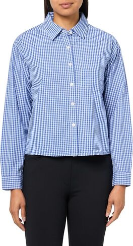 Lucky Brand Womens Poplin Cropped Button Down in Saudi Arabia