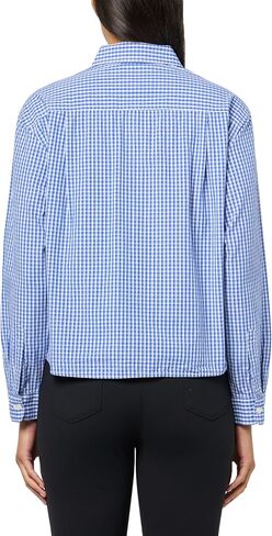 Lucky Brand Womens Poplin Cropped Button Down in Saudi Arabia