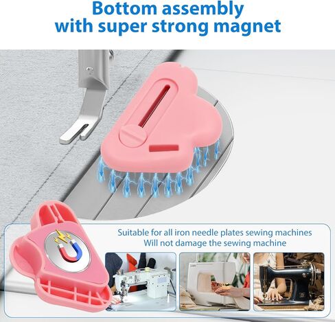 دليل التماس المغناطيسي Armilem لآلة الخياطة ، دليل التماس المغناطيسي مع مقطع ، دليل التماس متعدد الأناقة ، دليل Hemmer ، دليل تنحنح المغناطيس لآلة الخياطة ، ملحقات وإكسسوارات الخياطة العالمية in Kuwait