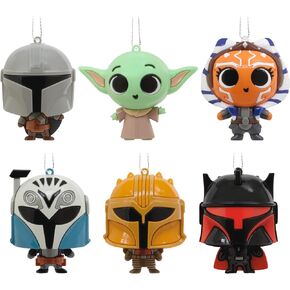 Hallmark Star Wars: The Mandalorian Series 5 Mystery Christmas Ornaments, Shatterproof, Set of 2, Gifts for Star Wars Fans in Saudi Arabia