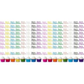 Boao 64 Pieces Happy Birthday Cupcake Toppers Glitter Cake Topper Picks Dessert Topper Decoration for Birthday Party Anniversary Celebration, 8 Colors in Kuwait