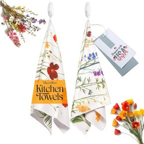 Decorative kitchen towels - Cute kitchen towels - Waffle kitchen towels - Waffle dish towels for kitchen - Kitchen towel with hanging loop - Coffee mug kitchen towels -Aesthetic kitchen towels in Saudi Arabia