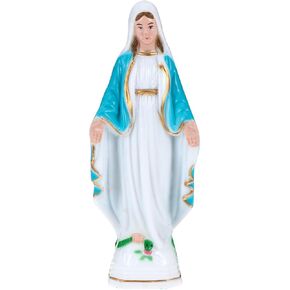 BESPORTBLE Virgin Mary Statue, Plastic Mary Statue Blessed Virgin Mother Statues Virgin Mary Figurines for Catholic Religious Home Decor, 6 Inch in Kuwait