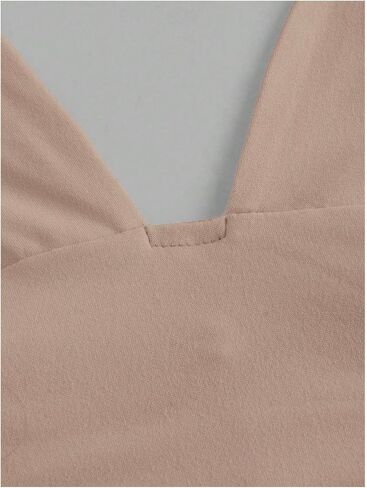 SOLY HUX Women's Deep V Neck Spaghetti Strap Crop Top 3 Packs Camisole Summer Layer Cami Shirts in Saudi Arabia