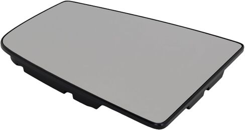 Kool Vue Mirror Glass متوافق مع Ford Transit-150 2000-2024، 250 2015-2024، 350 2015-2024، 350 HD 2015-2024، الجانب الأيسر، العلوي، غير مسخن، بدون نقطة عمياء، بدون ضوء إشارة الانعطاف، مع لوحة دعم in Saudi Arabia