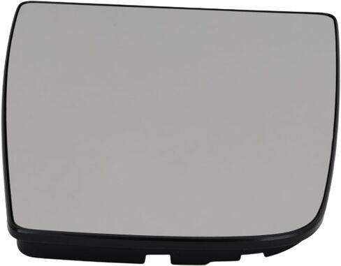 Kool Vue Mirror Glass متوافق مع Ford Transit-150 2000-2024، 250 2015-2024، 350 2015-2024، 350 HD 2015-2024، الجانب الأيسر، العلوي، غير مسخن، بدون نقطة عمياء، بدون ضوء إشارة الانعطاف، مع لوحة دعم in Saudi Arabia