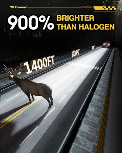 H11/H9 LED Bulbs, 42,000LM 900% Ultra-Brightness, Real 1:1 Halogen Mini Size,H11 Fog Light Bulb, 6500K White Illumination for Automotive H11 Driving Lights, Plug and Play, Pack of 2 in Kuwait