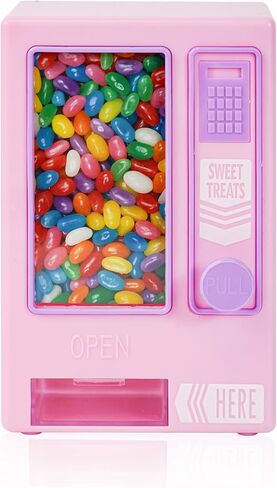 YOBRO Candy Dispenser, Cute Vending Machine for Desktop, Manual Candy Machine, Dispense Mini Candies, Birthday&Christmas Gift for Girls, Gift for Friends Girlfriends (Black) in Kuwait